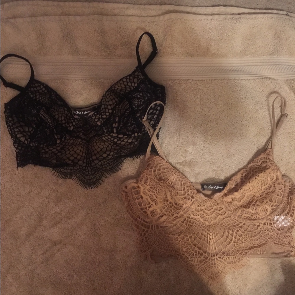 2 for love and lemons bras medium